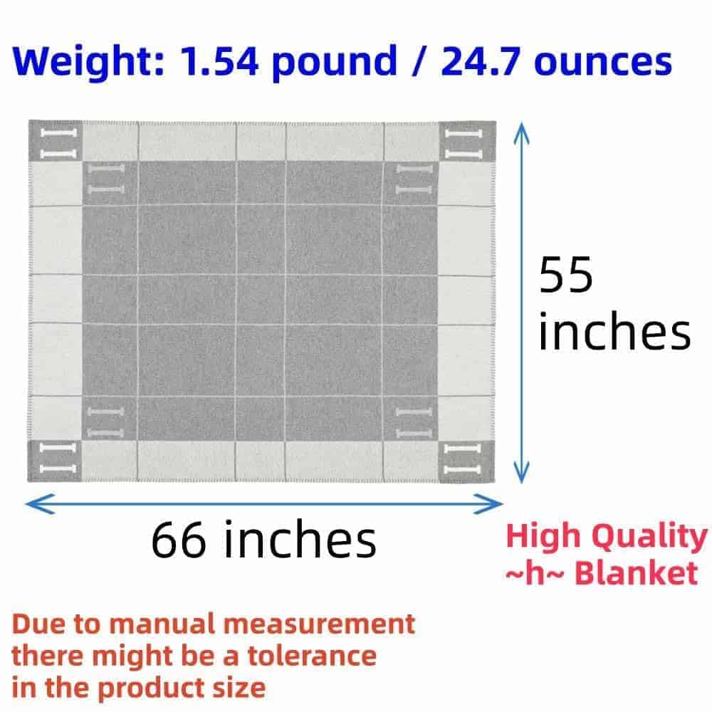 Manta Suave de Punto de Cachemira Falsa Mantas de Tiro - Imagen 8