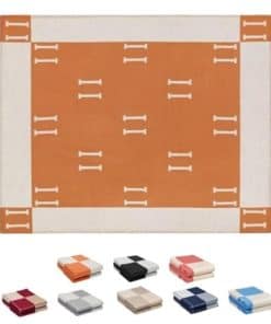 Manta de Lana de Cachemira Suave y Acogedora Fcteap -