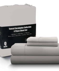 Juego de Sábanas 100% Tencel CHATEAU HOME -Plata