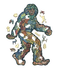 Rompecabezas de madera con personaje Sasquatch de Outside