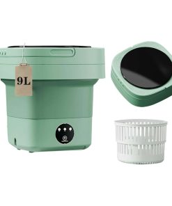 Lavadora Portátil, Mini Lavadora 9L de Alta Capacidad con 3