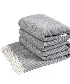 Manta de Lana de Merino LYHome - Abrigo Cálido para Clima