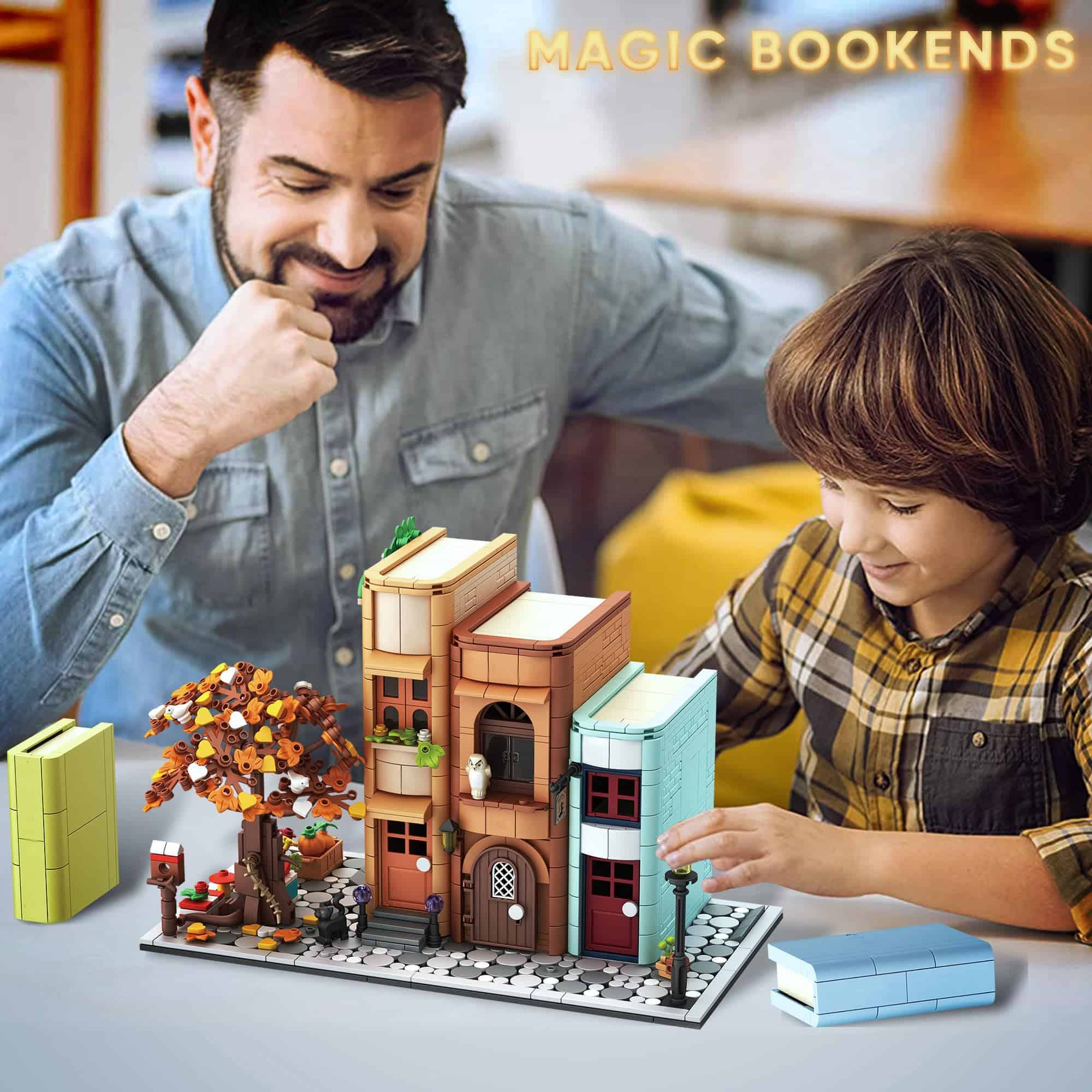 Kit de construcción de Casa Mágica Zylvoxia Bookend, - Imagen 7