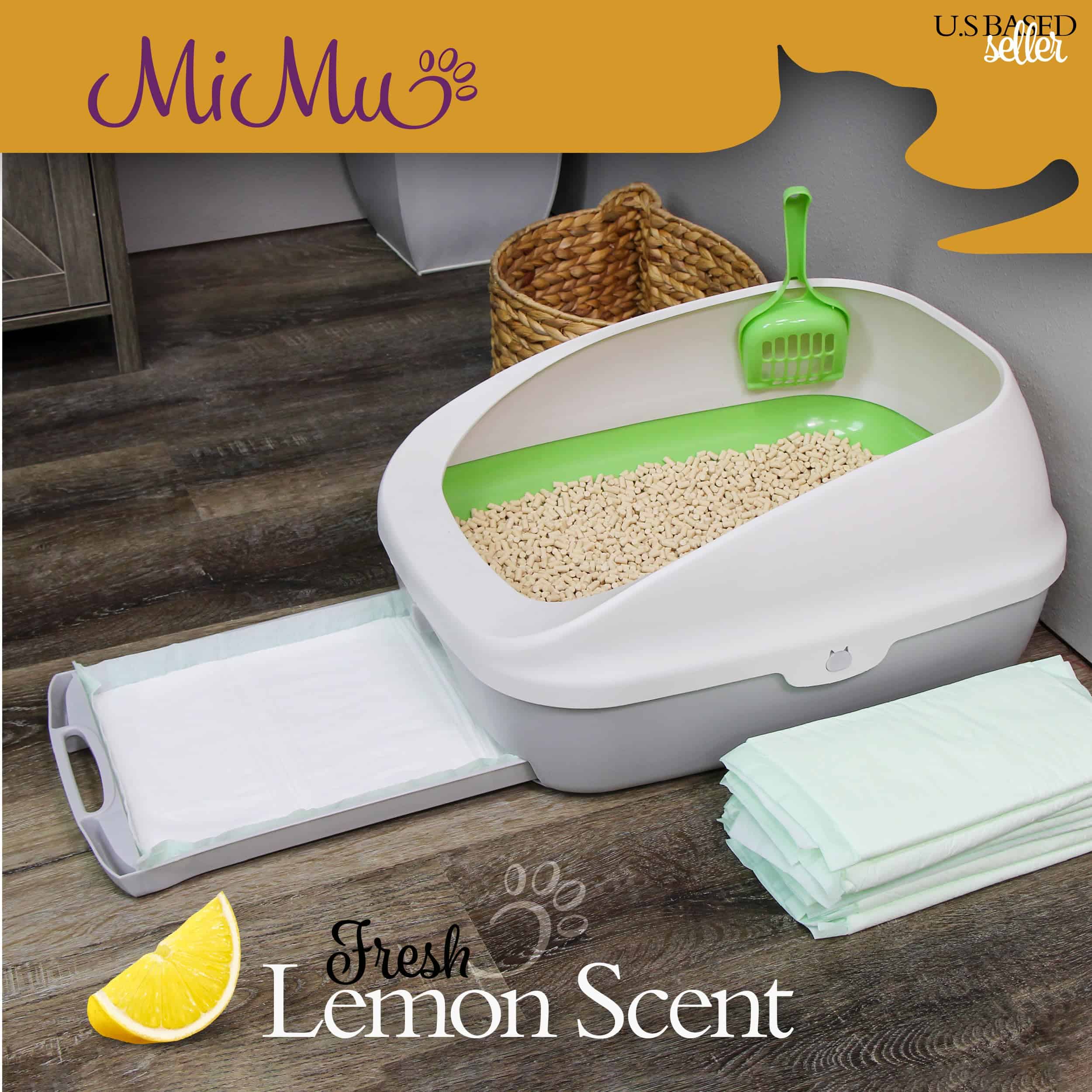 MiMu Cat Litter Liners Recambio - 30 Paquete Almohadillas - Imagen 8