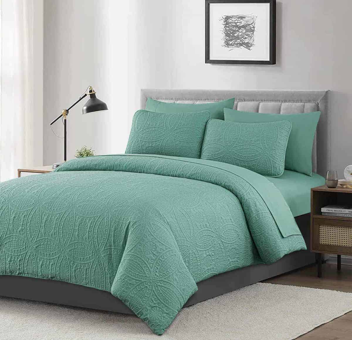 Chezmoi Collection Juego de Cama Liam Tamaño King en una - Imagen 3