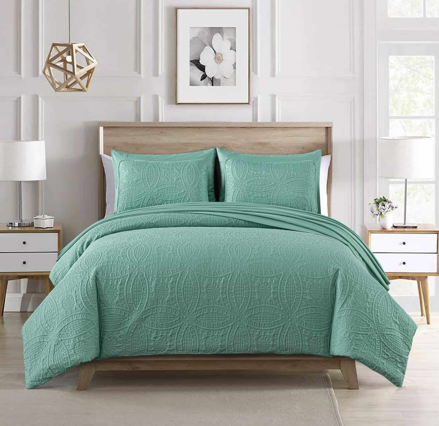 Chezmoi Collection Juego de Cama Liam Tamaño King en una