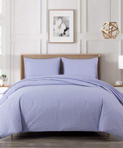 Juego de Edredón Chezmoi Collection Liam Lavanda tamaño