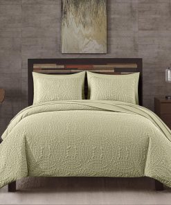 Chezmoi Collection Liam Juego de Funda nórdica -Tan