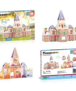 PicassoTiles Bloques de Construcción de Castillo de