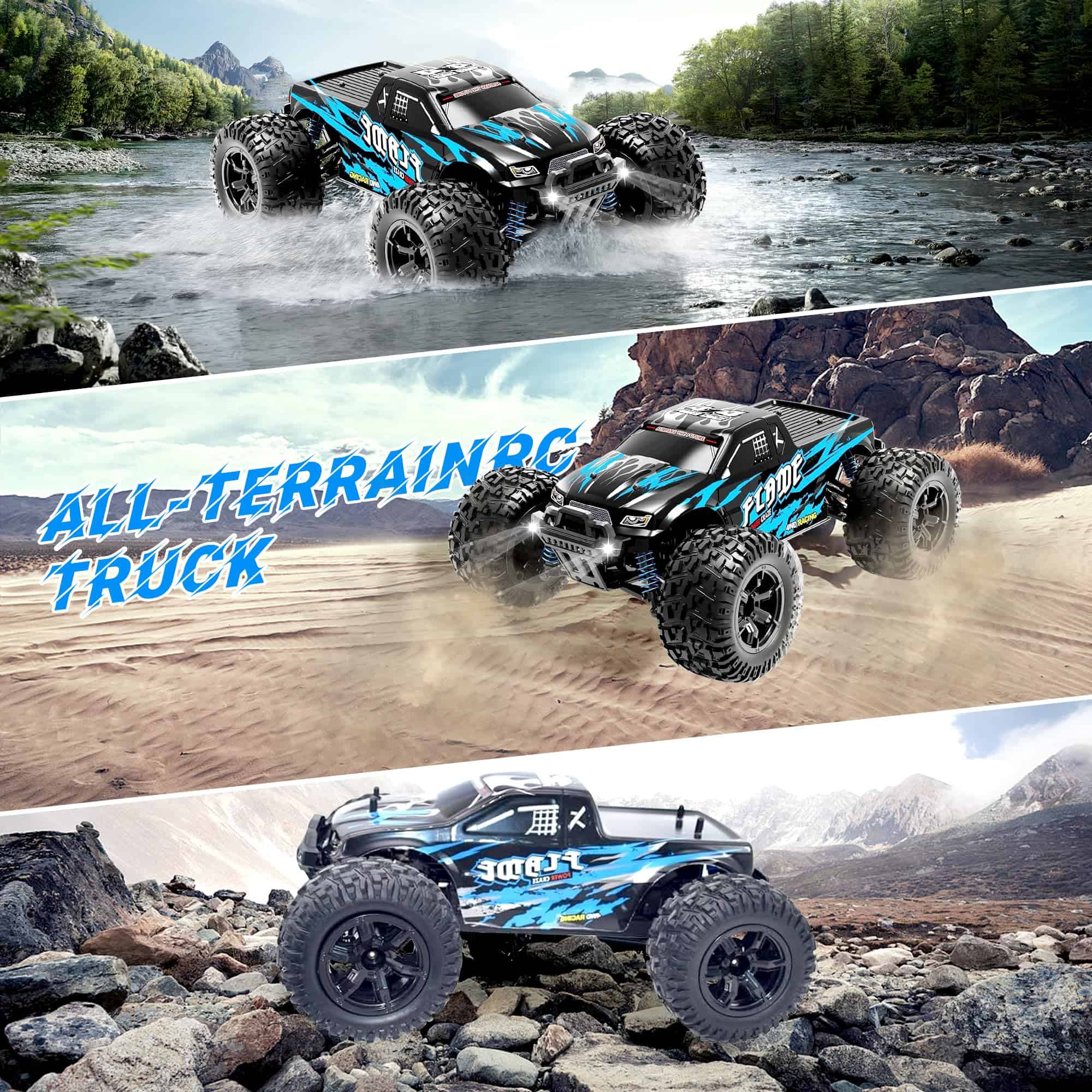 Quapkatt Coche RC Todoterreno a Escala 1:16, Velocidad Alta - Imagen 6