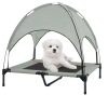 Cama para Perros al Aire Libre con Dosel Desmontable, Cama
