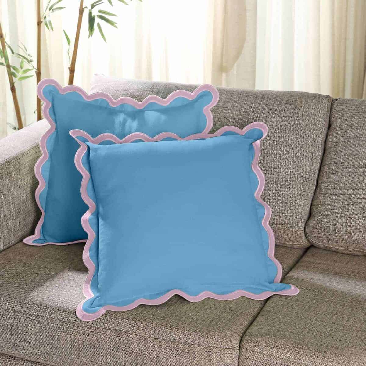 Folkulture Funda de cojín | (20x20) Juego de 2 Fundas de