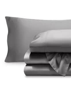 Juego de sábanas Bare Home Lyocell Tencel - -Gris Claro