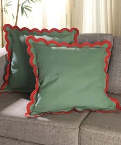 Folkulture Fundas de Cojín para Sofá, 20x20 Cojines