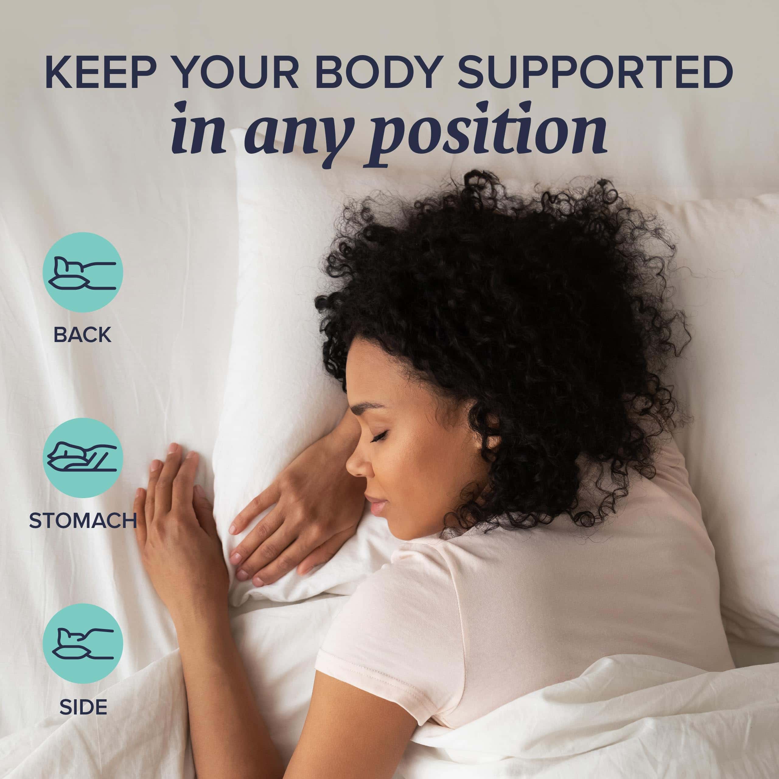 Almohadas de Cama Beckham Hotel Collection (King (Bloque de - Imagen 8