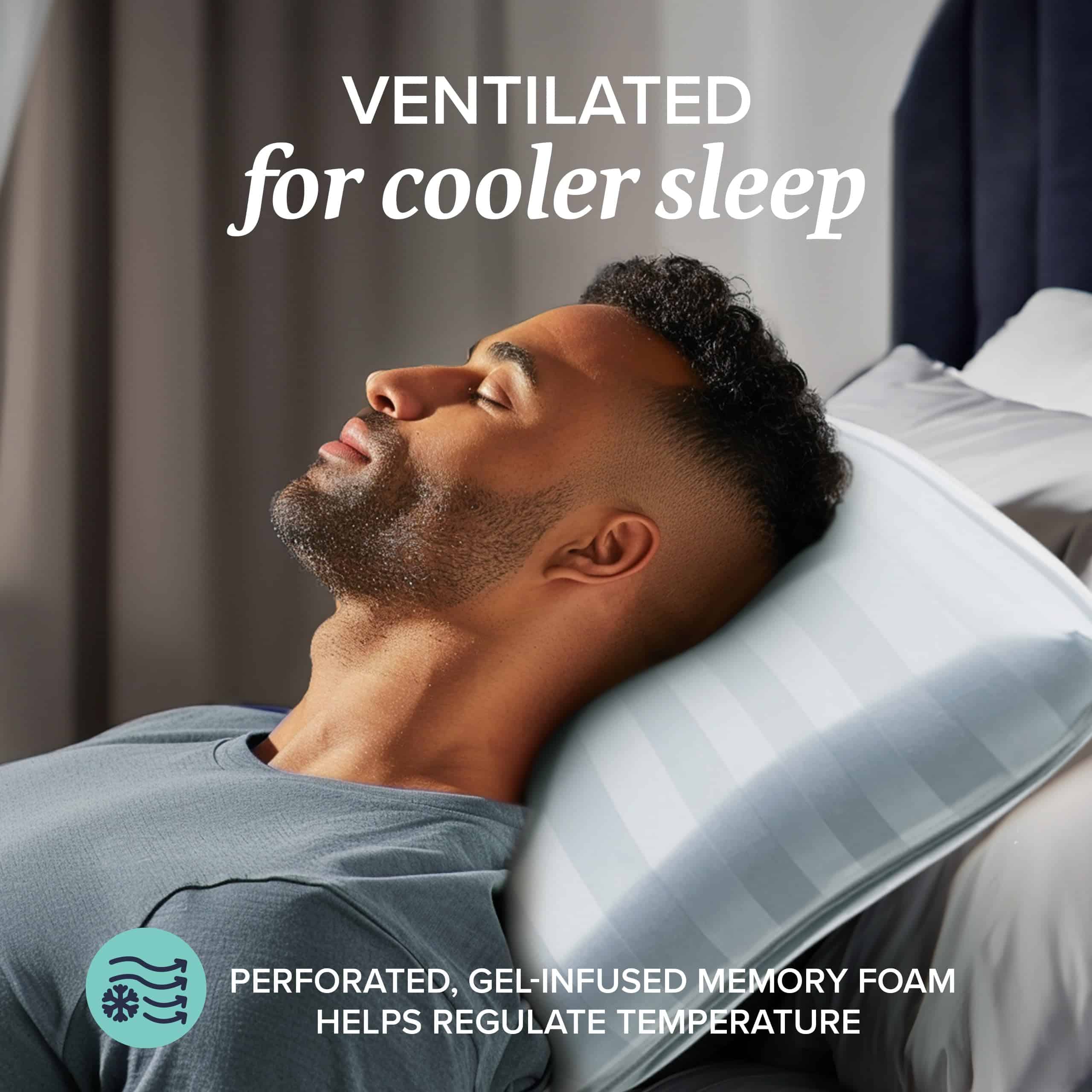 Almohadas de Cama Beckham Hotel Collection (King (Bloque de - Imagen 5