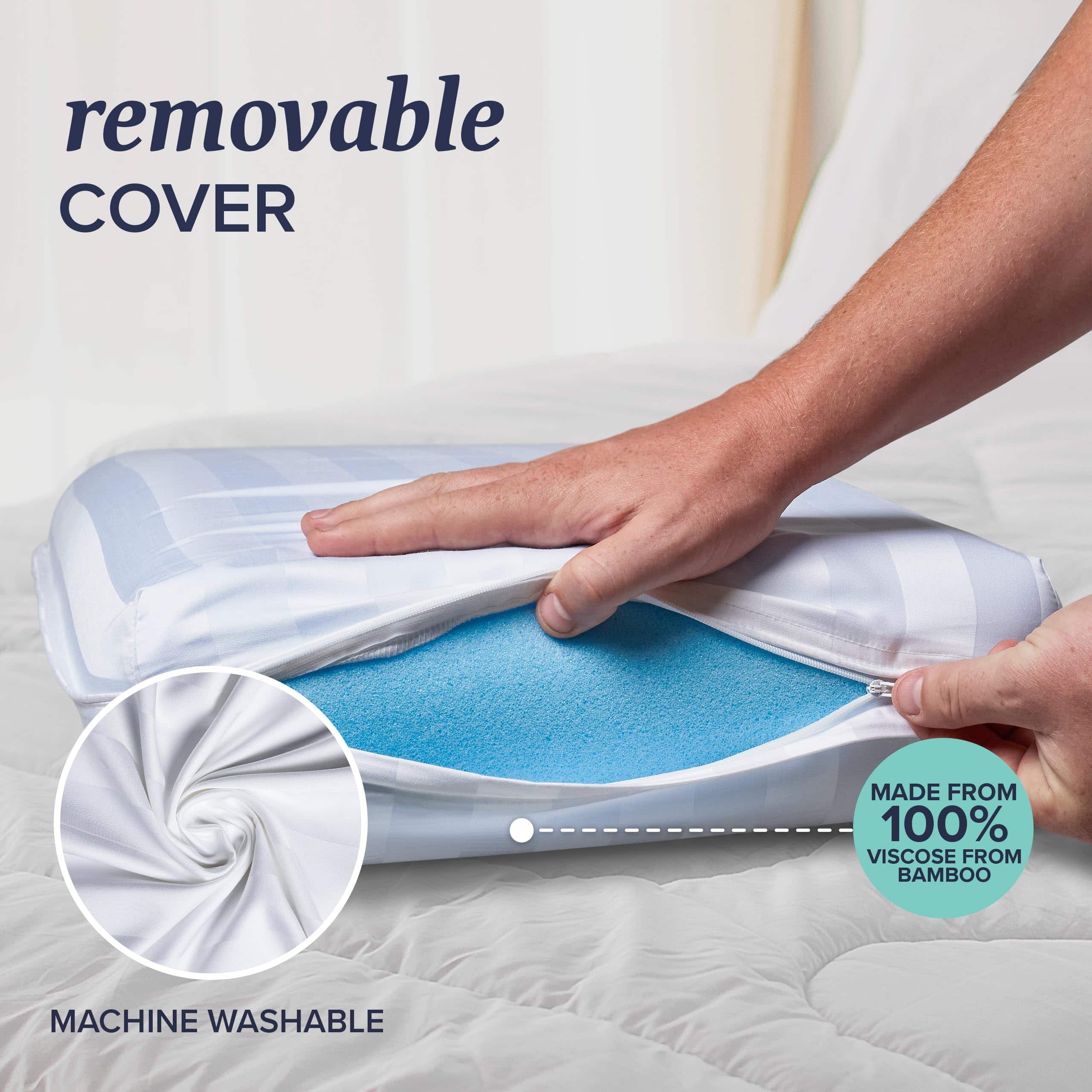 Almohadas de Cama Beckham Hotel Collection (King (Bloque de - Imagen 6