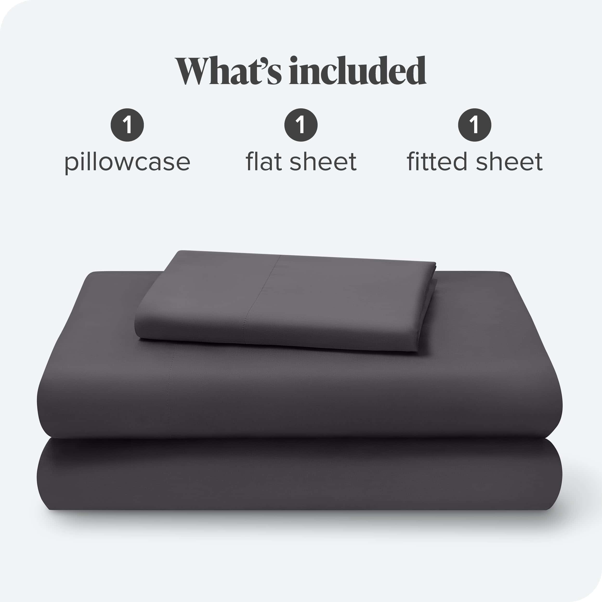 Juego de sábanas de lyocell Tencel Bare Home - -Gris hierro - Imagen 8