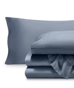 Juego de sábanas de lyocell Tencel Bare Home - -Índigo