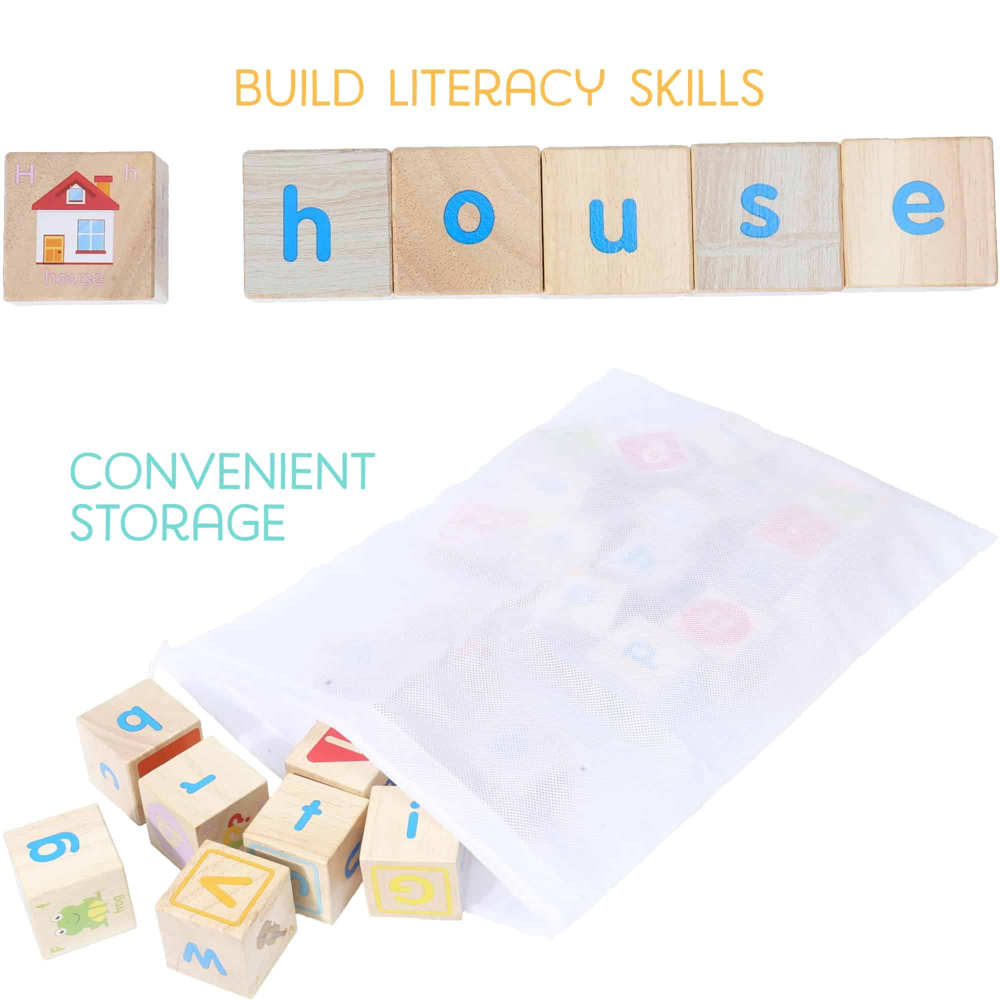 Bloques de Madera Montessori Mama para Niños Pequeños de - Imagen 6