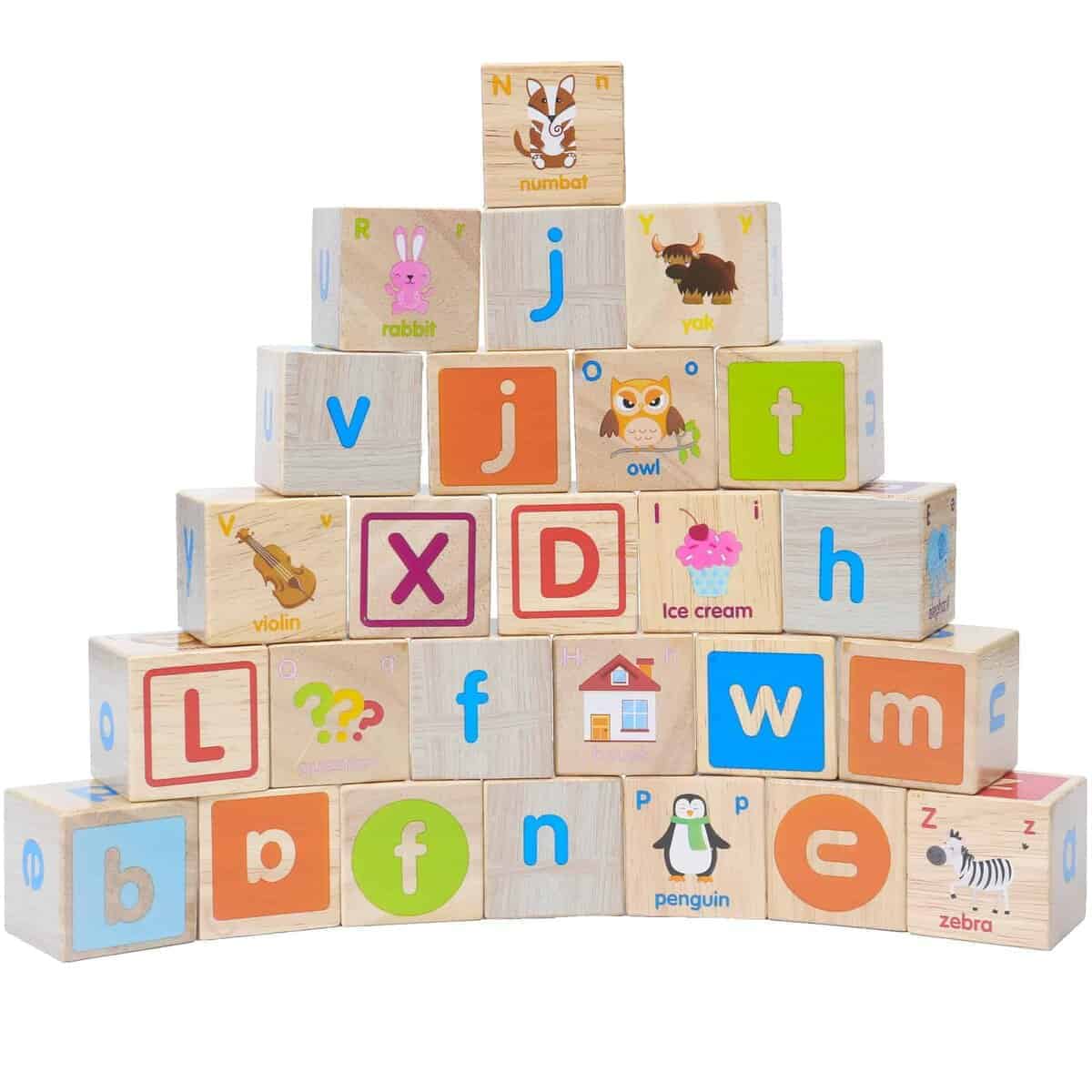 Bloques de Madera Montessori Mama para Niños Pequeños de