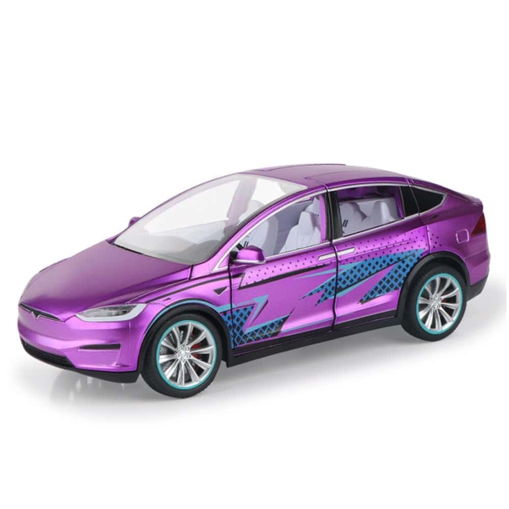 Coche de Metal Fundido ERock Modelo X, Escala 1/24,