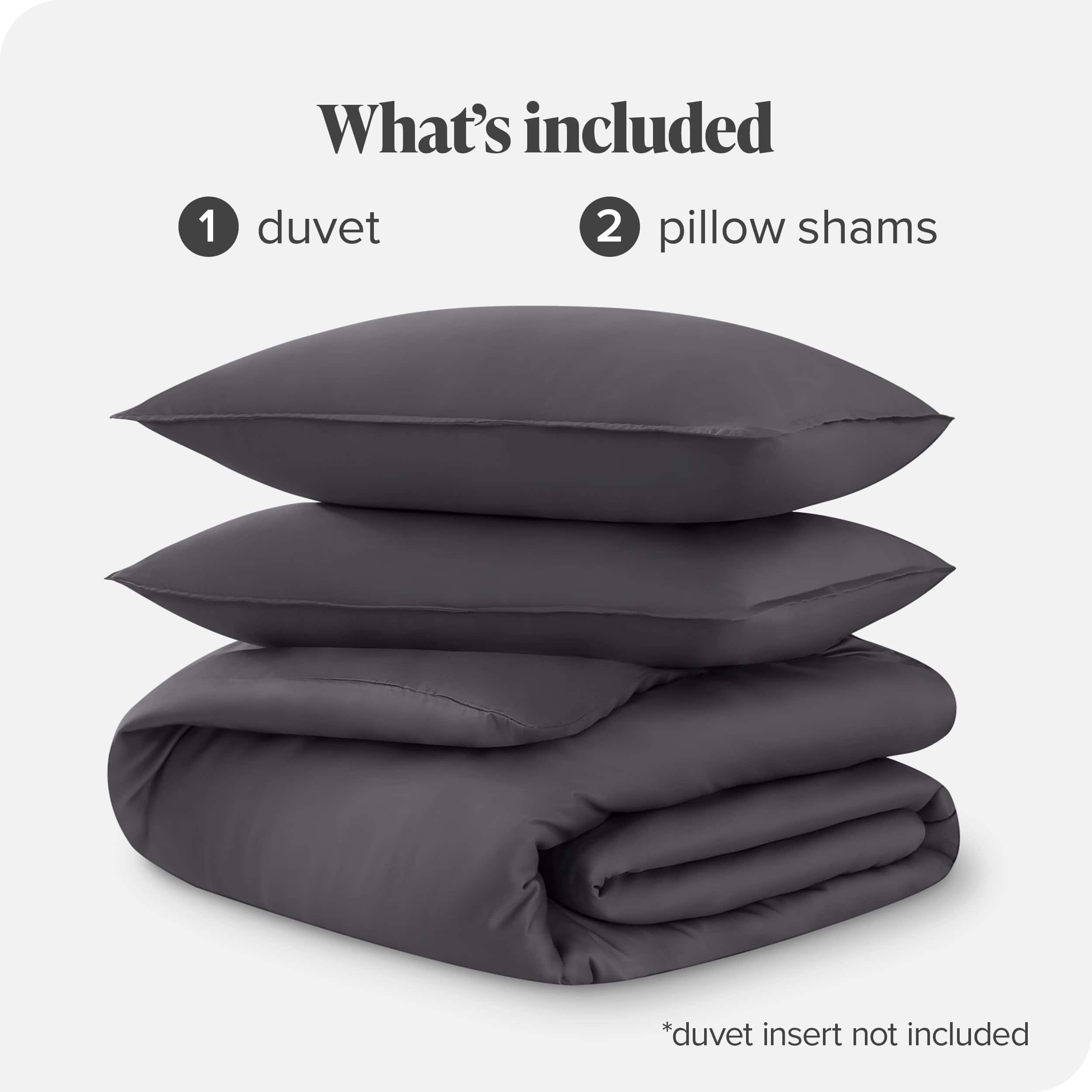 Set de Funda de Edredón de Tencel Bare -Gris Hierro Forjado - Imagen 8