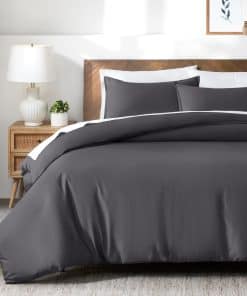 Set de Funda de Edredón de Tencel Bare -Gris Hierro Forjado