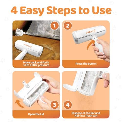 Removedor de Pelusa para Mascotas, Rodillo Quitapelusas - Imagen 6