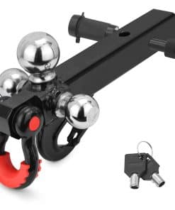 Remolque de Enganche Tri-Ball Mejorado con Gancho y