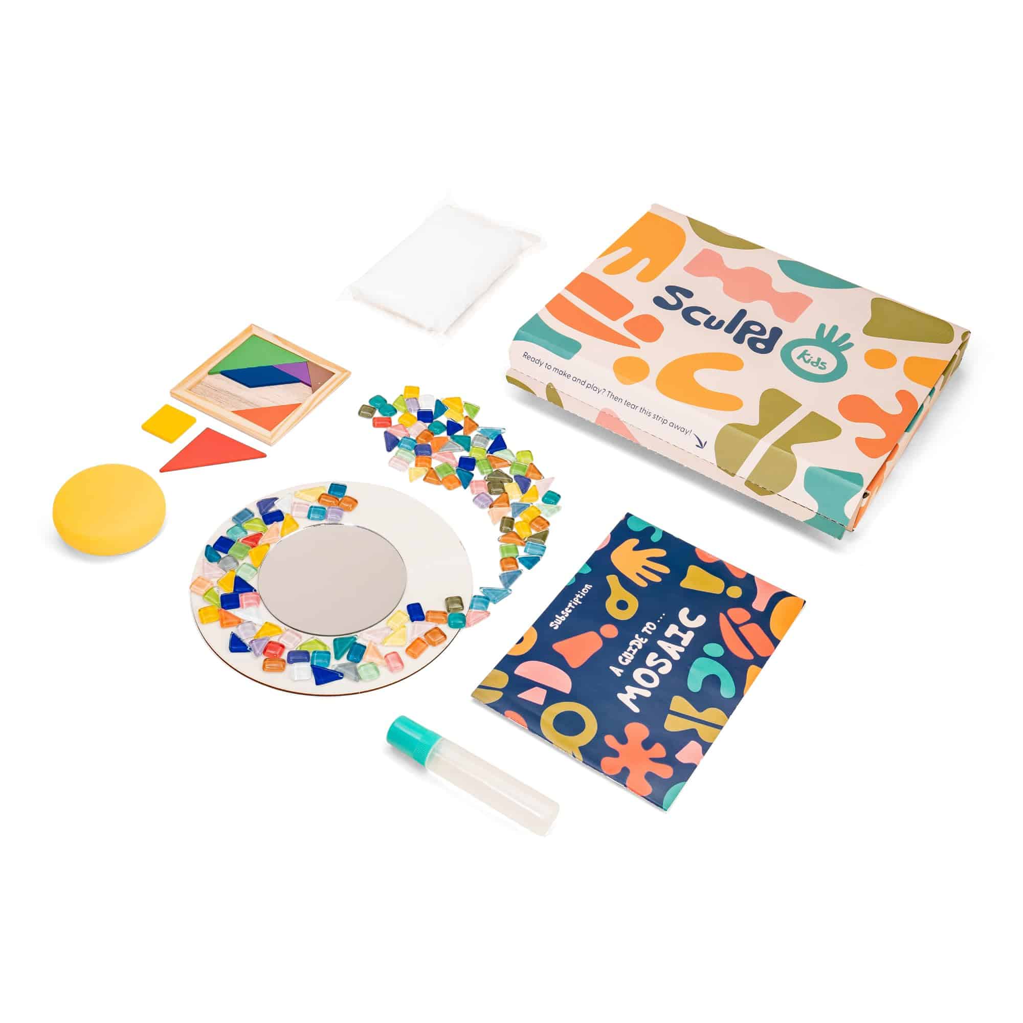 Kit de Mosaicos para Niños Sculpd, Set de Manualidades de