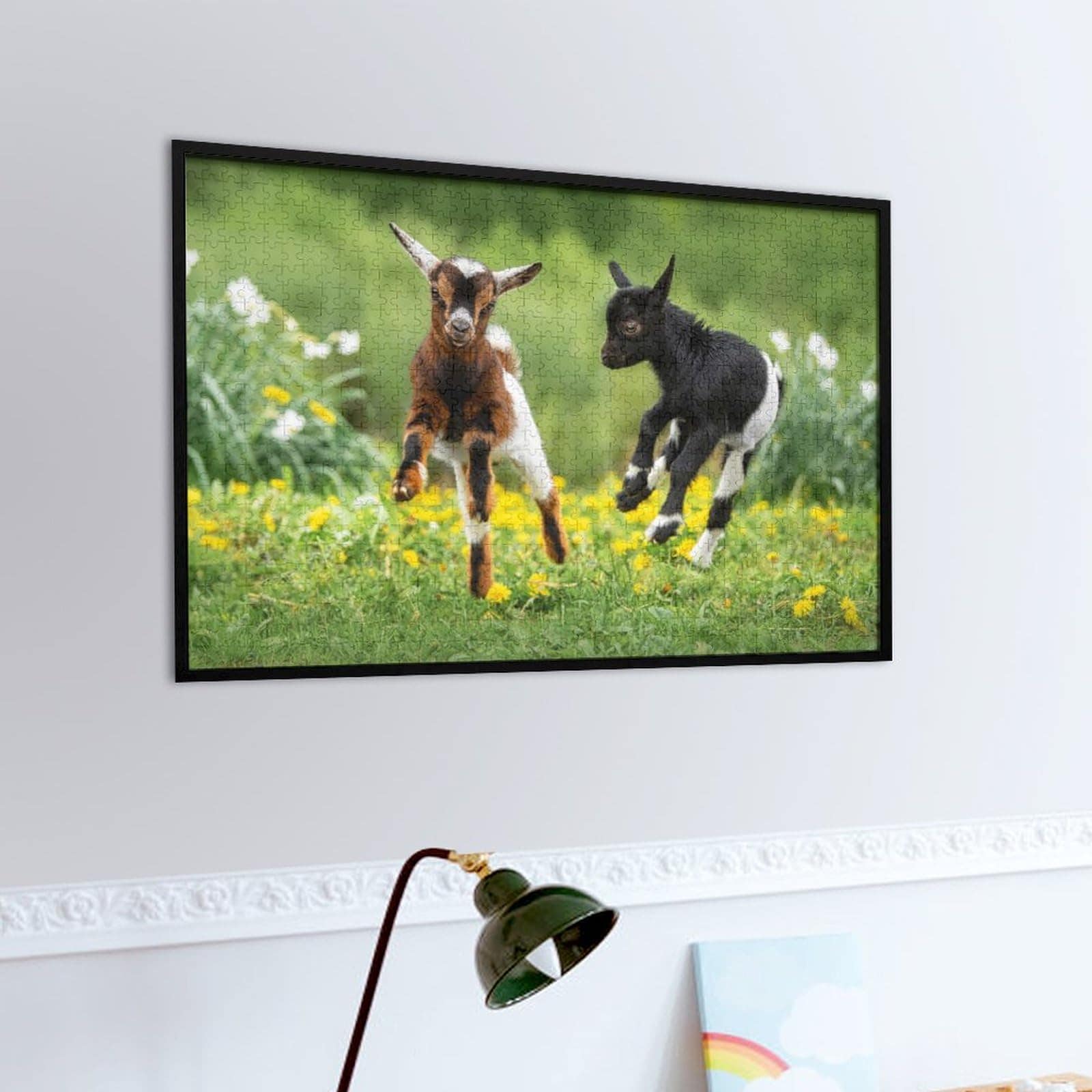 Rompecabezas para Adultos 1000 Piezas, Dos Pequeñas Cabras - Imagen 6