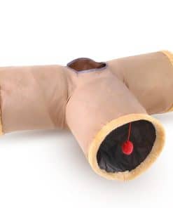 Túnel de Juego en Forma de T para Gatos Plegable/Portátil