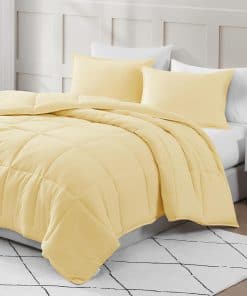 Set de Funda Nórdica Queen Size Casa Platino Pre-Lavada -