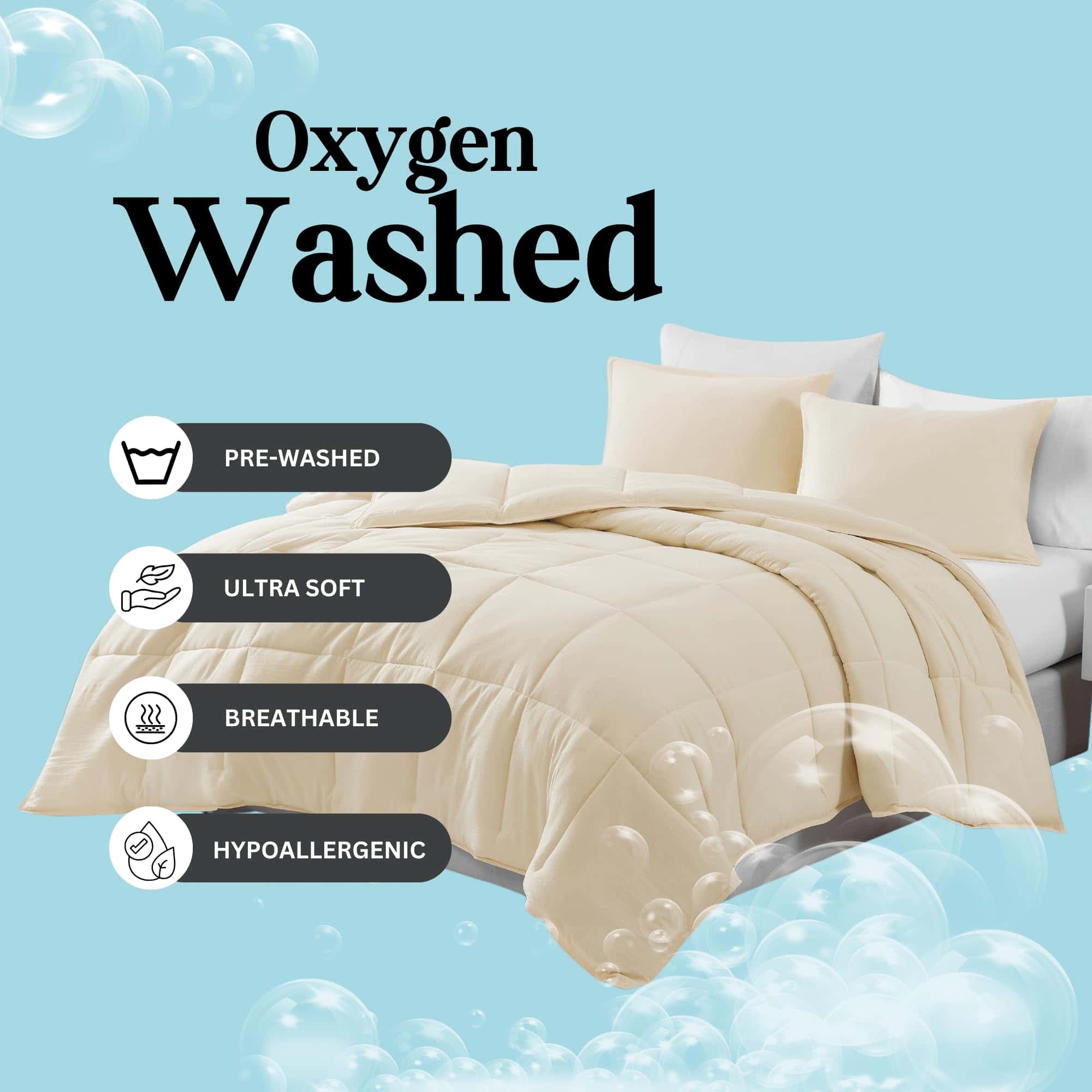 Set de Edredón King Size Casa Platino - Incluye un Edredón - Imagen 4