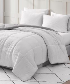 Conjunto de Edredón Mimoso Casa Platino - Pre-Lavado