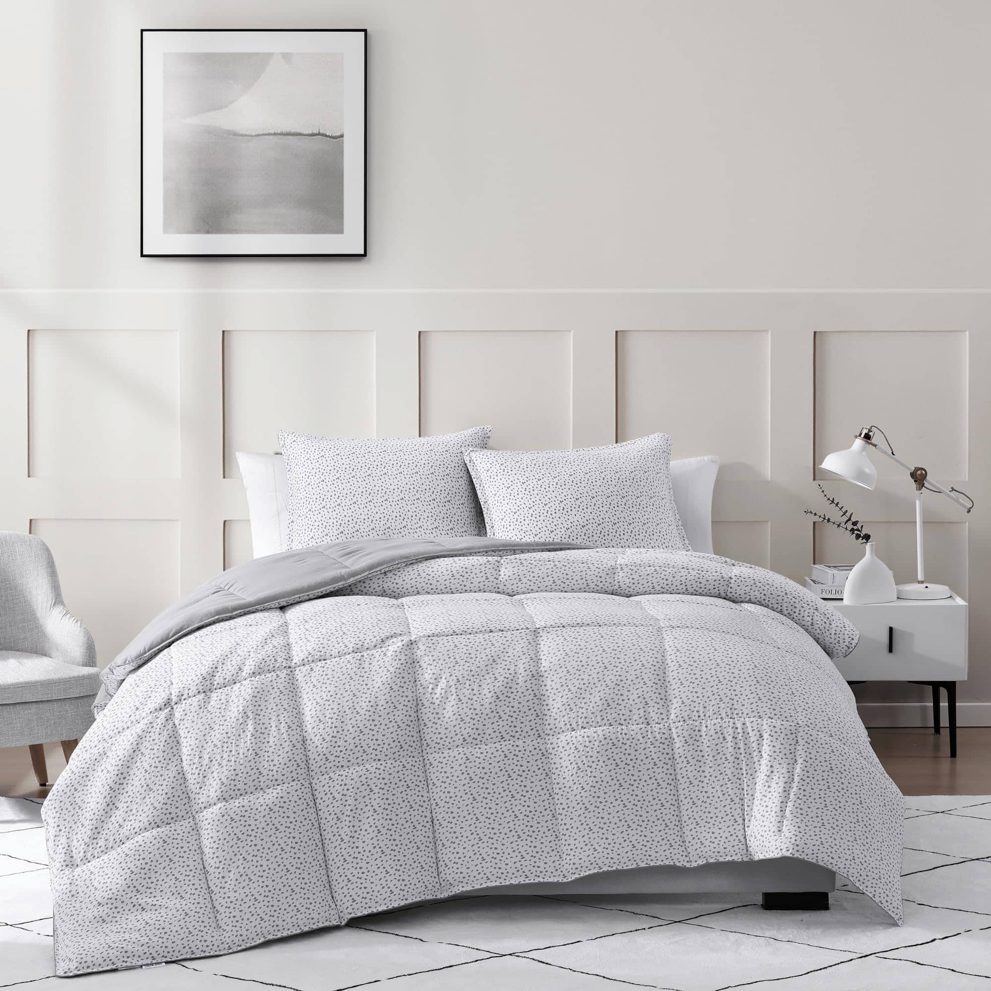 Juego de edredón tamaño King Casa Platino prelavado - - Imagen 7