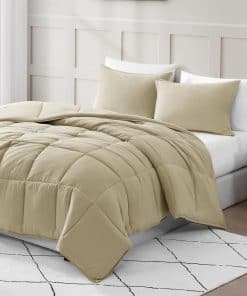 Set de Edredón King Size Pre-Lavado Casa Platino - Juego de