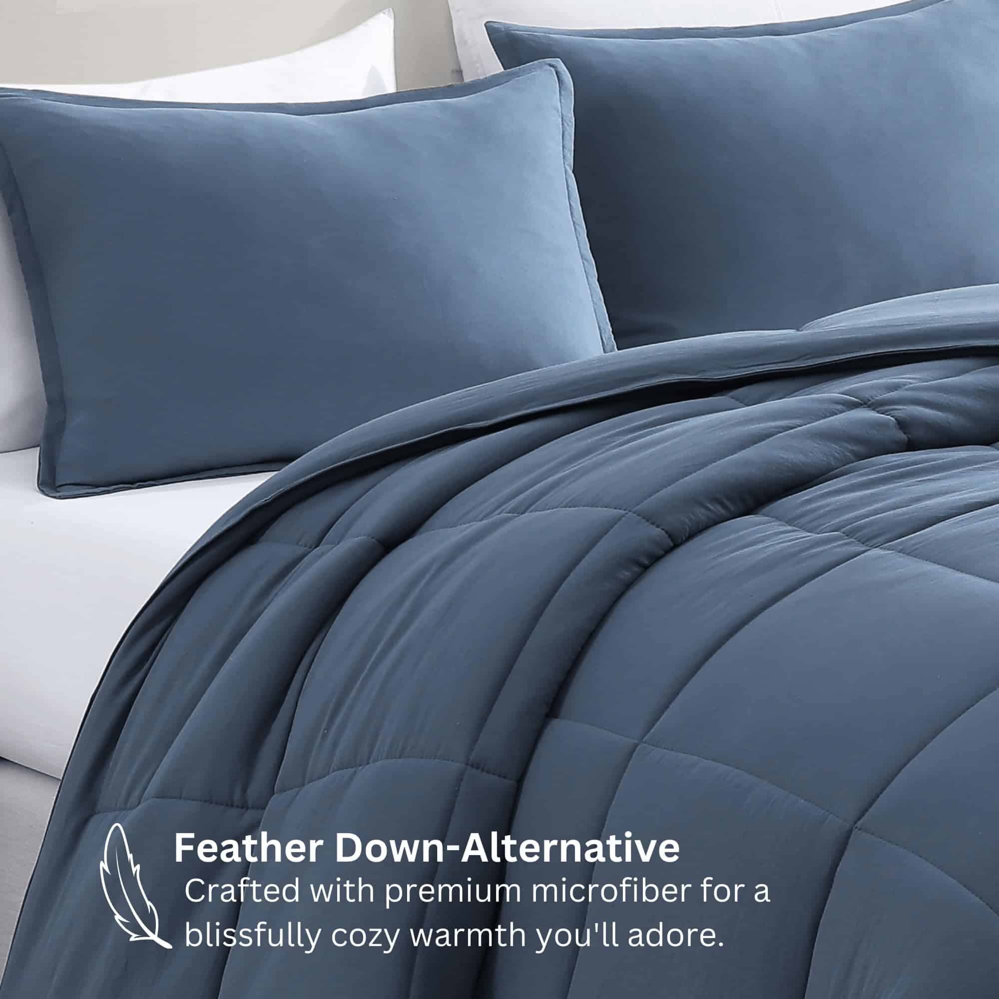 Set de Edredón Queen Casa Platino Pre-Lavado - Incluye un - Imagen 5