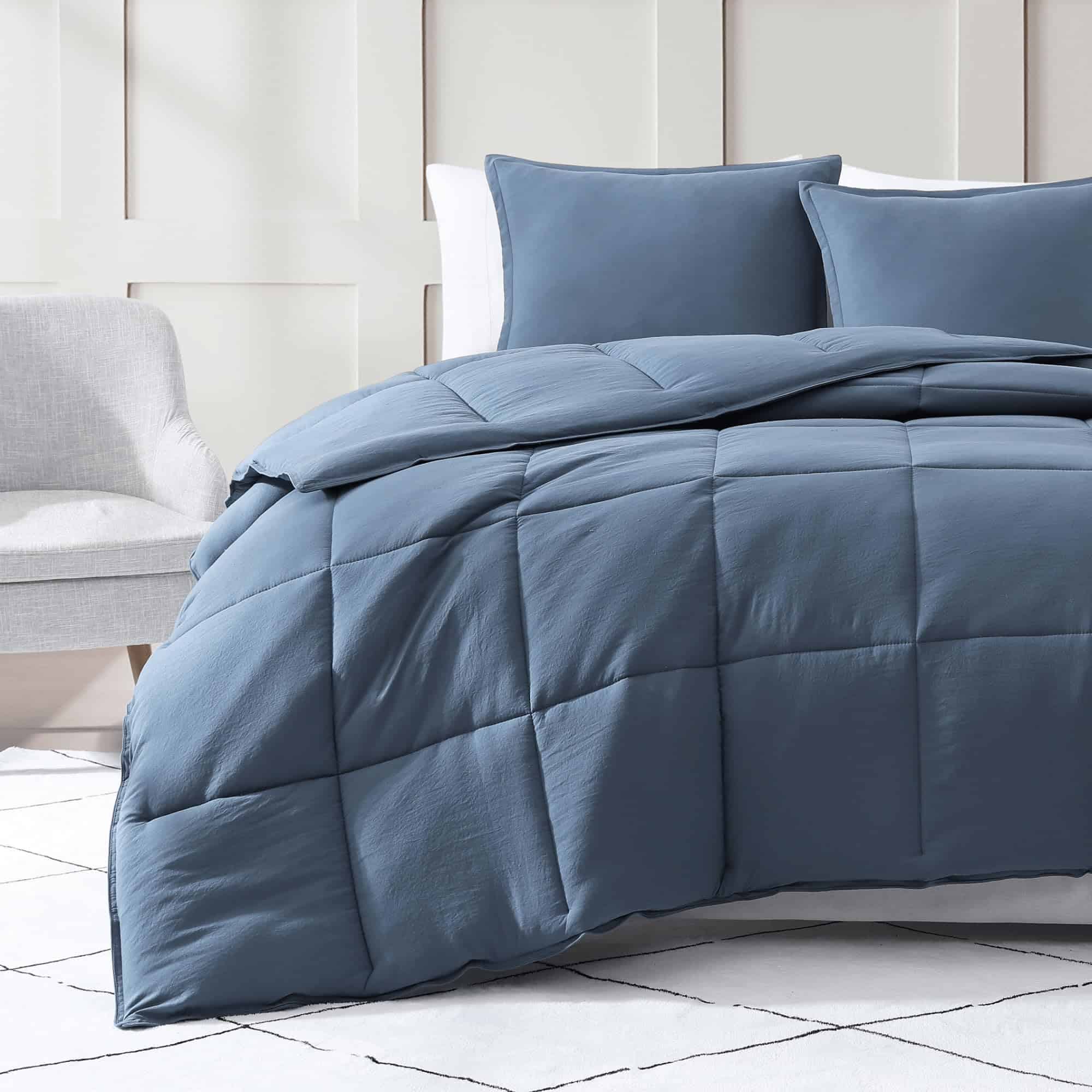 Set de Edredón Queen Casa Platino Pre-Lavado - Incluye un - Imagen 3