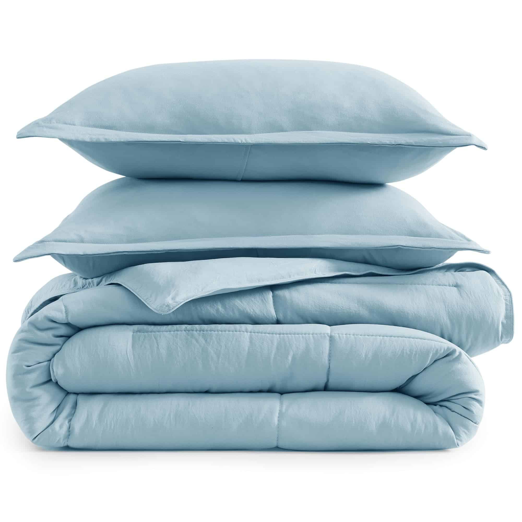 Juego de Edredón Queen Size Pre-Lavado Casa Platino - - Imagen 8