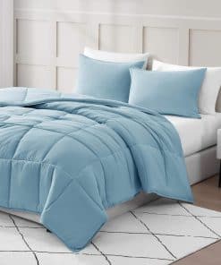 Juego de Edredón Queen Size Pre-Lavado Casa Platino -