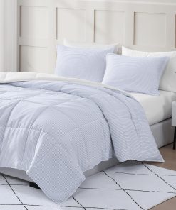 Set de Edredón Queen Size Casa Platino - Suave Juego de