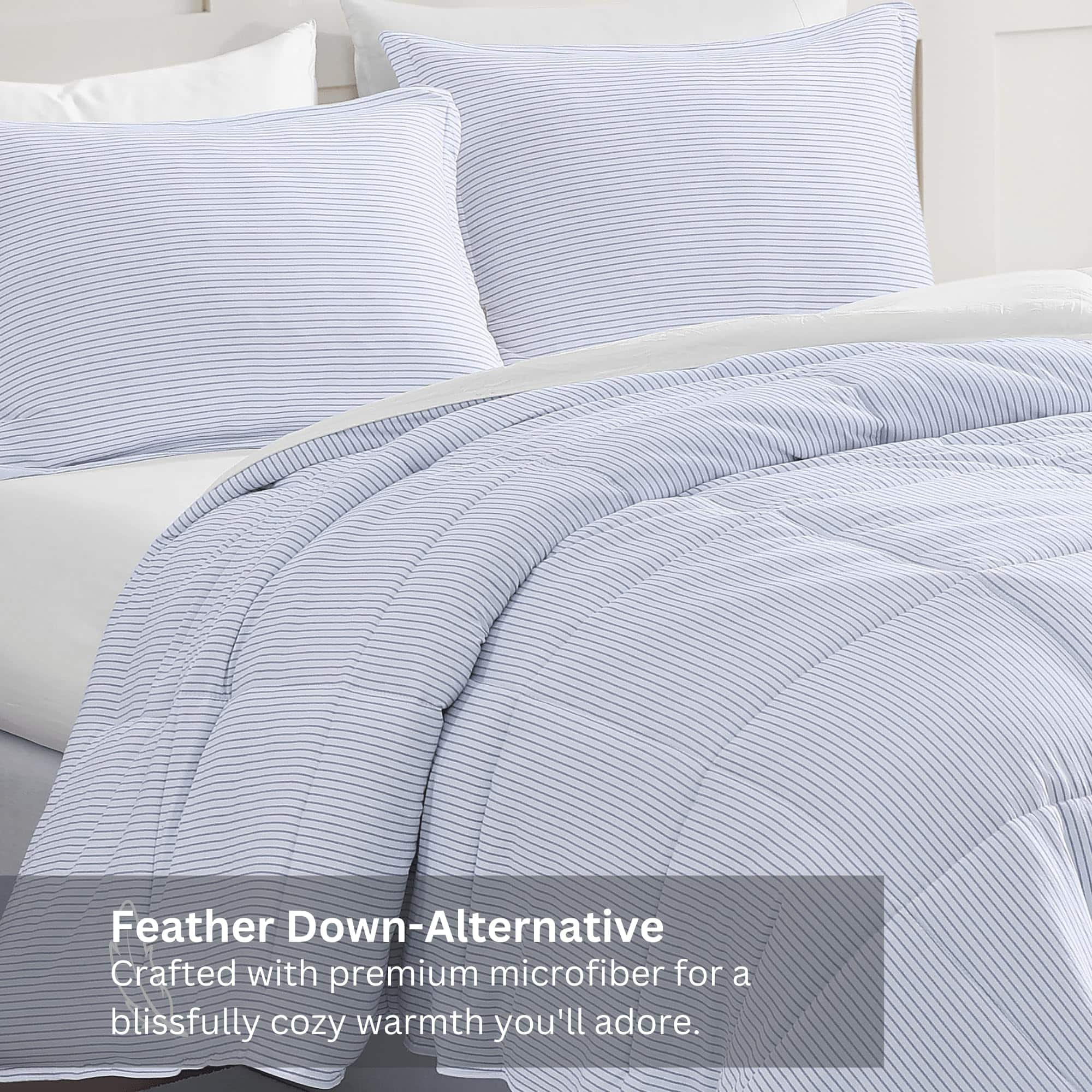 Set de Edredón Queen Size Casa Platino - Suave Juego de - Imagen 5