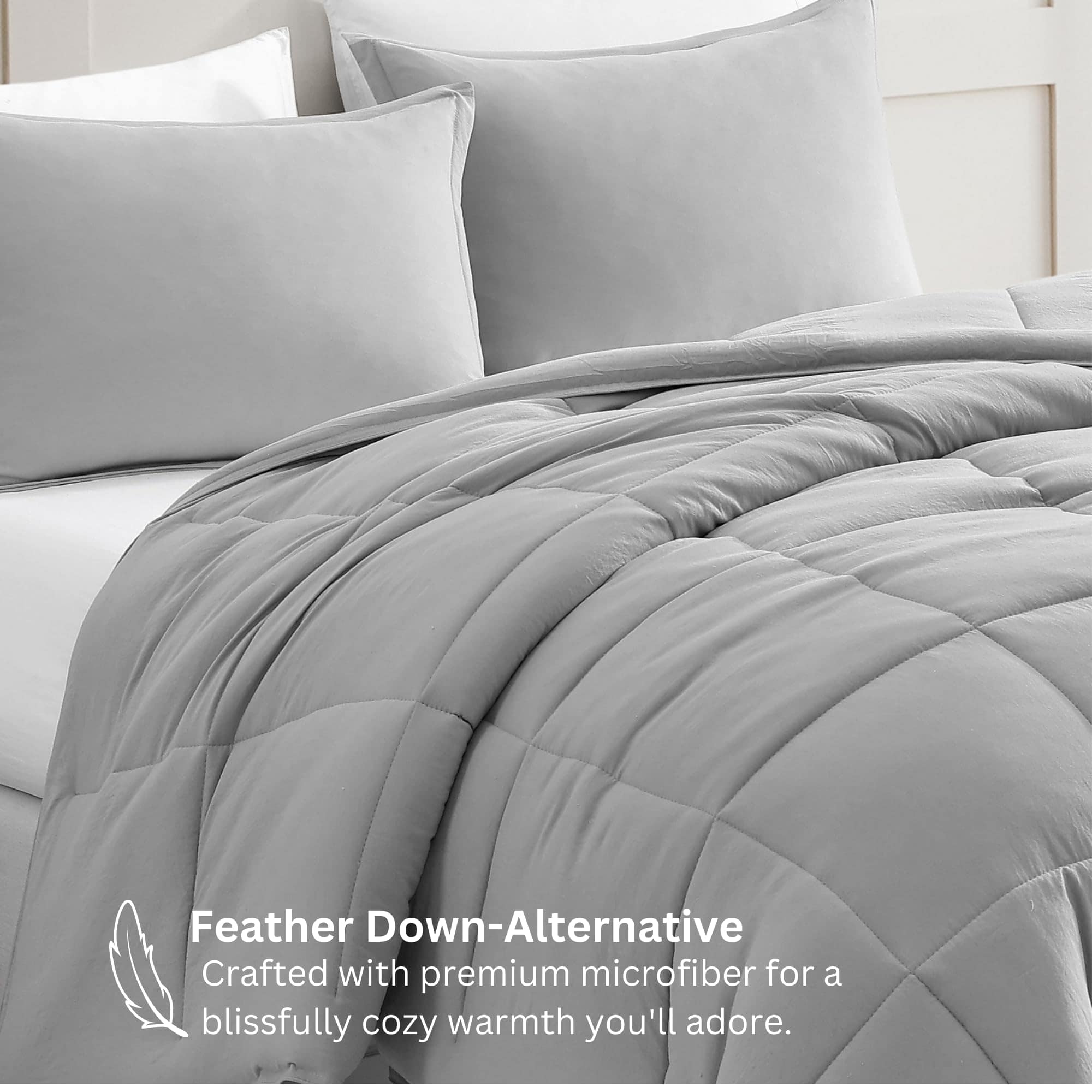 Set de Ropa de Cama Casa Platino King- Edredón Insertado - Imagen 5