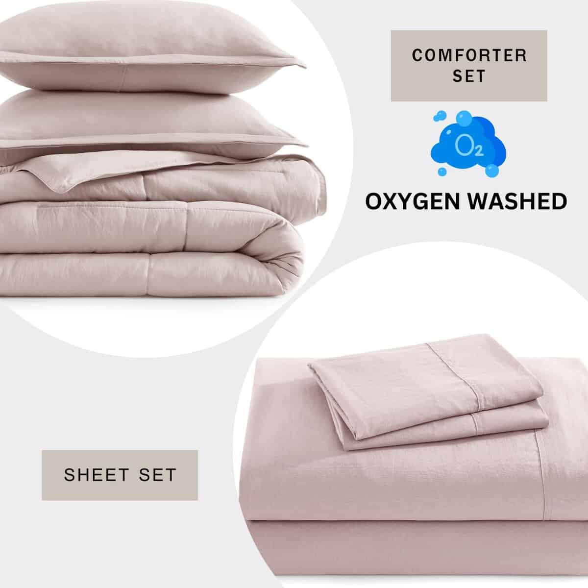 Set de Cama Twin XL Casa Platino Pre-Lavado � Suave - Imagen 5