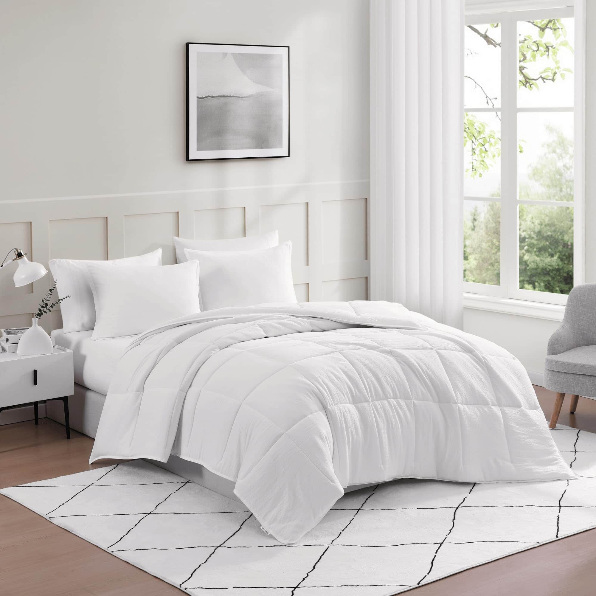 Juego de Edredón Queen Casa Platino - Ropa de Cama Suave - - Imagen 10