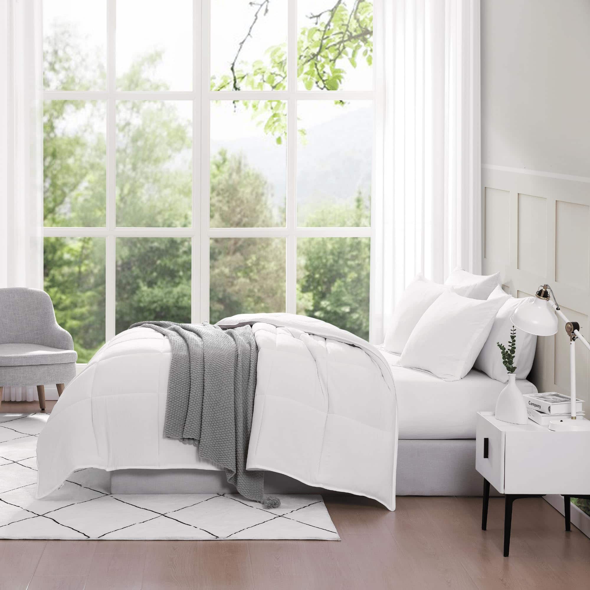 Juego de Edredón Queen Casa Platino - Ropa de Cama Suave - - Imagen 6