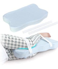 Almohada de Rodilla Mybow para Dormir de Lado con Correa,