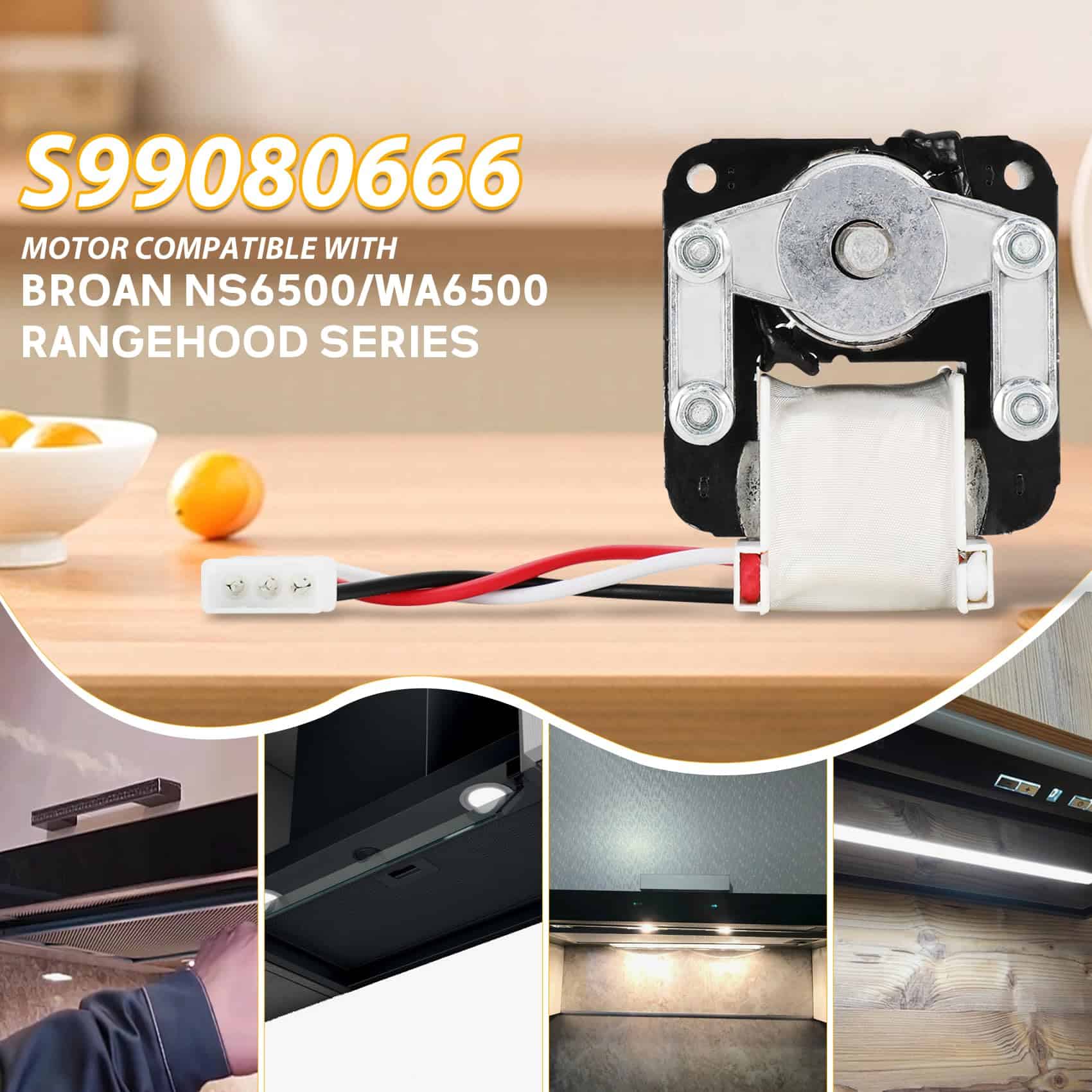 Motor del Ventilador S99080666 Compatible con Campana - Imagen 7